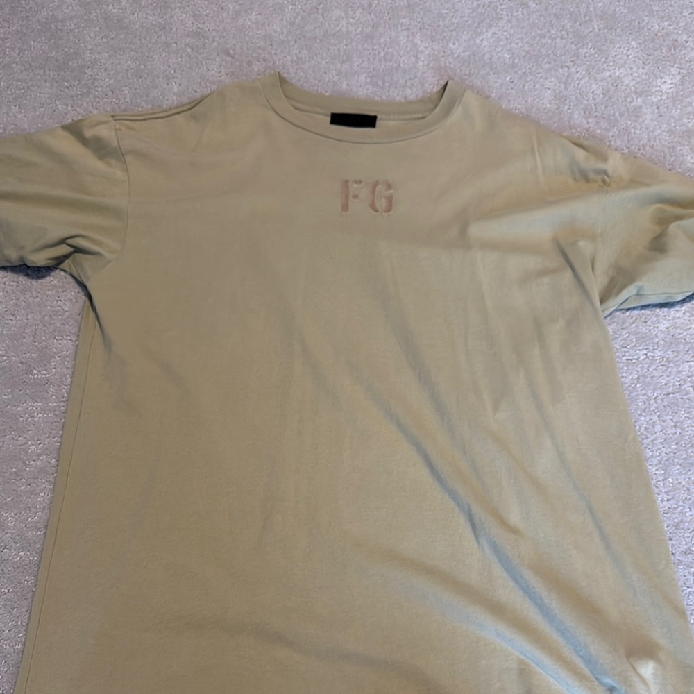 Fear of God Tan Short Sleeve Tee